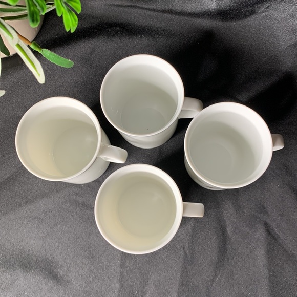 Set of 4 hard to find ROSENTHAL GALA GREY espresso demitasse Cups & Saucers - Picture 3 of 9